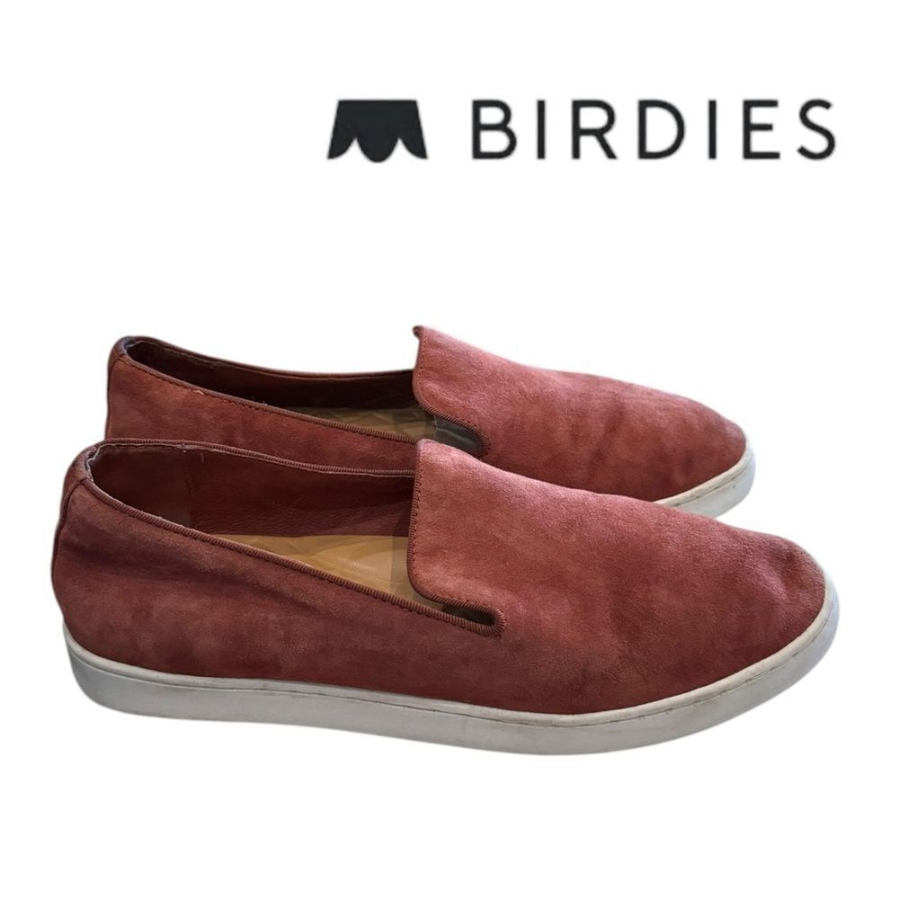 Birdies The Swift Women's Rust Leather Slip-on Loafers Sneakers 7.5